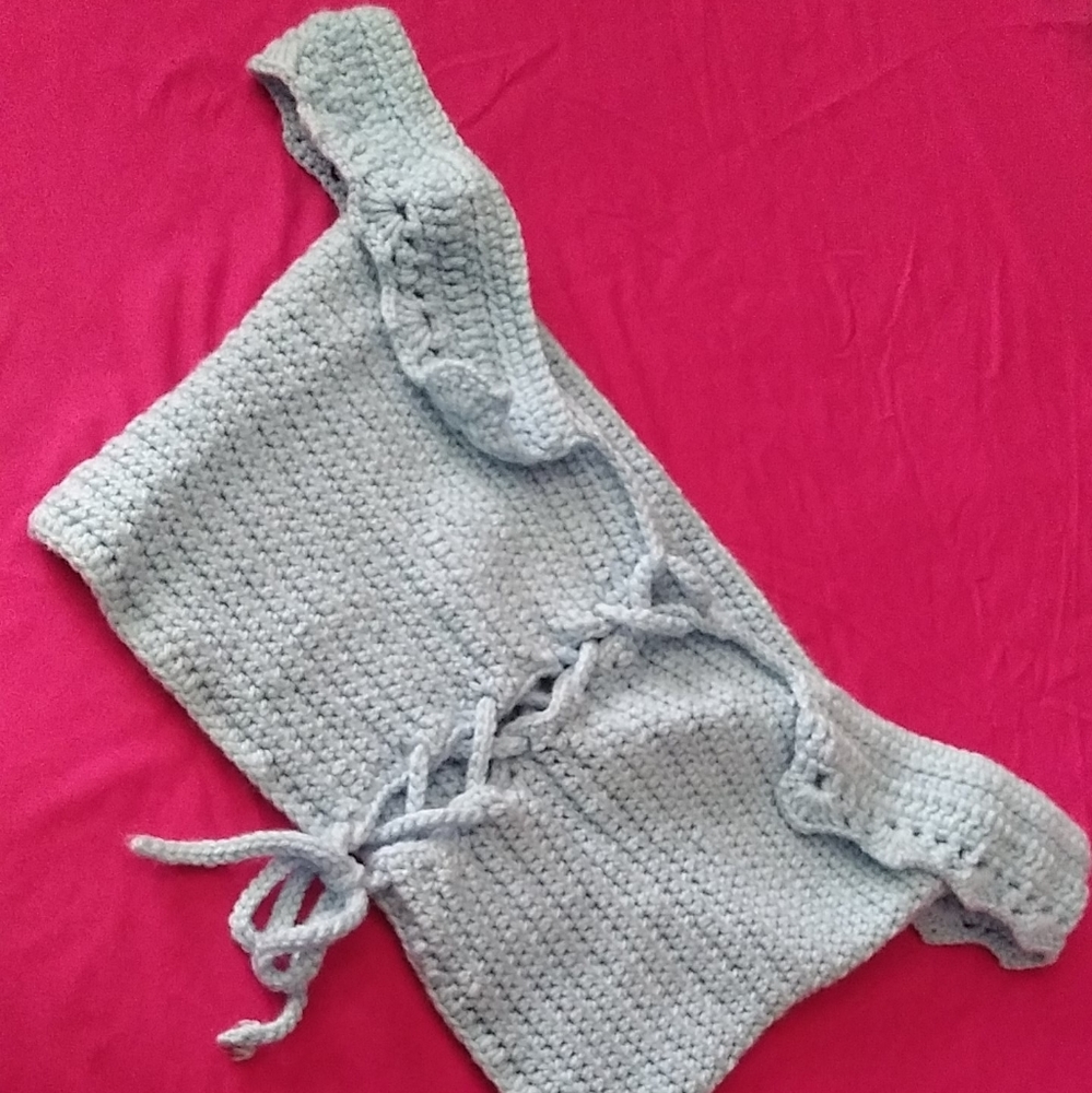 Knitted crop top